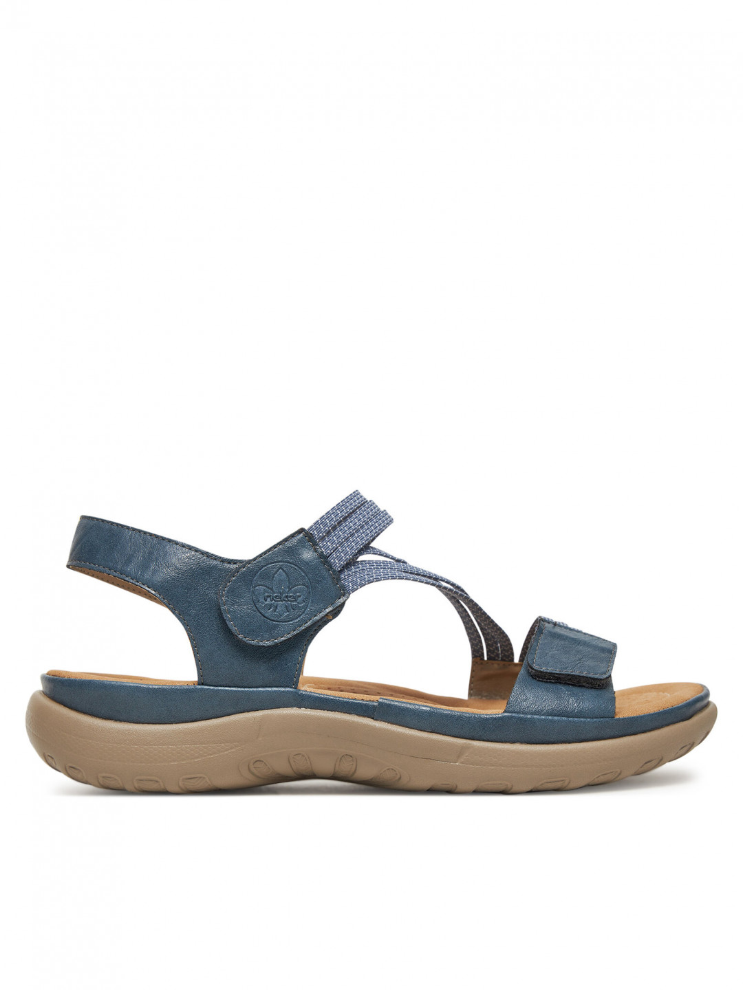 Rieker Sandály 64870-14 Modrá